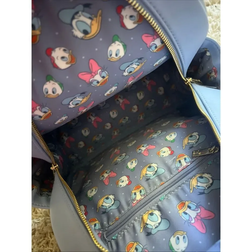 Loungefly Disney Donald Duck Group Campfire Mini Backpack - Picture 7 of 15